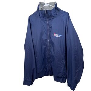 Port Authority Mens XL Navy Blue Central Ford Dealership‎ Jacket Windbreaker